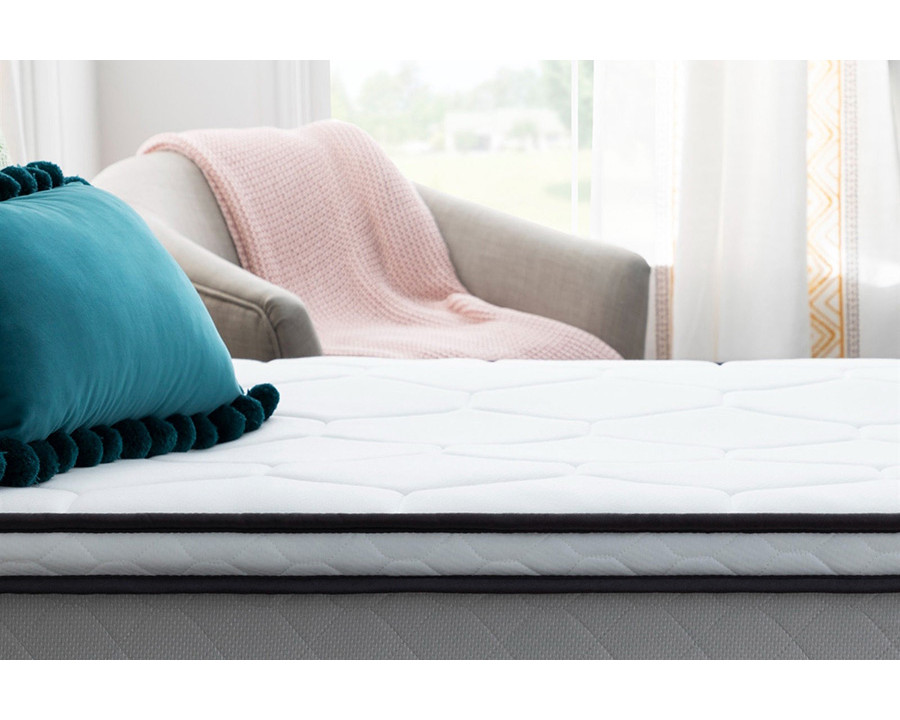 FaFurn - Plush Memory Foam Innerspring Hybrid Mattress