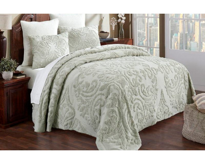 FaFurn - 3-Piece Coverlet Bedspread Set (SAGEBSC4529751)