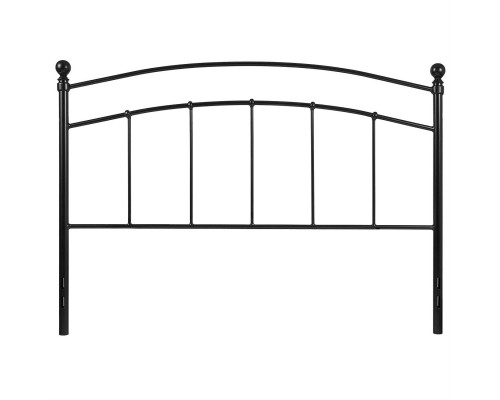 FaFurn - Contemporary King Size Headboard in Black, Metal