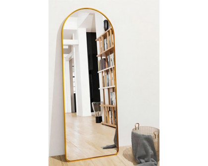 FaFurn - Large Full Length Rounded Leaning Wall Or Hanging Mirror