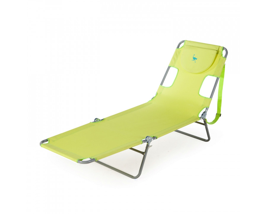 FaFurn - Beach Chair with Face Cavity and Arm Slots