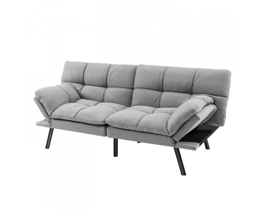 FaFurn - Modern Sofa-Bed in Gray, Linen