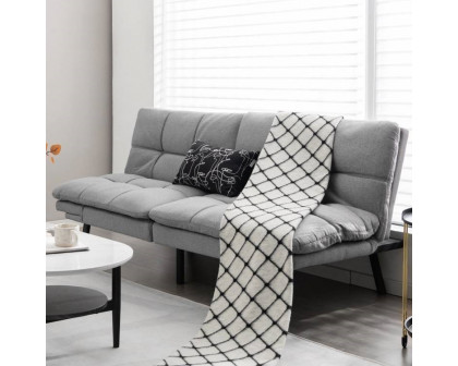 FaFurn - Modern Sofa-Bed in Gray, Linen