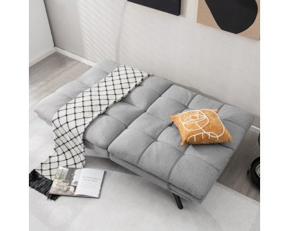 FaFurn - Modern Sofa-Bed in Gray, Linen