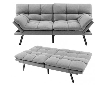 FaFurn - Modern Sofa-Bed in Gray, Linen