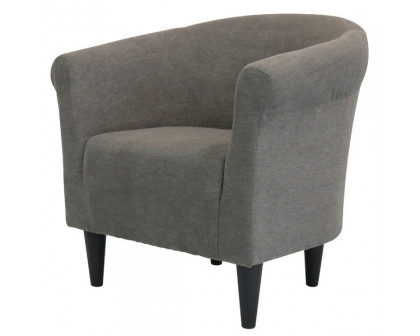 FaFurn Modern Club Chair - Gray, Fabric