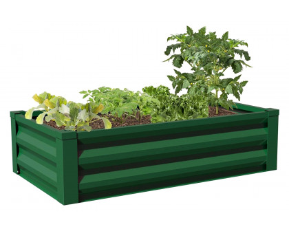 FaFurn - Powder Coated Metal Raised Garden Bed Planter