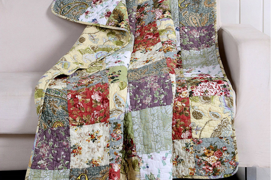 Patchwork best sale quilt throw