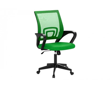 FaFurn - Modern Mid-Back Ergonomic Mesh Office Desk Chair with Armrest On Wheels