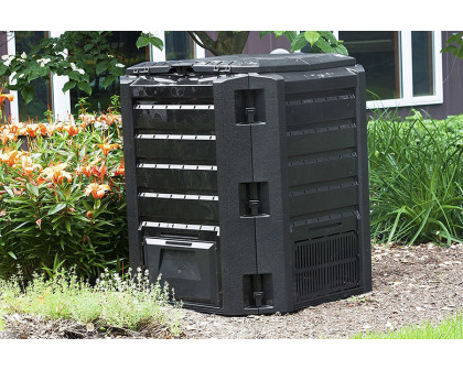 FaFurn Black Composter 100-Gallon Compost Bin For Home Composting