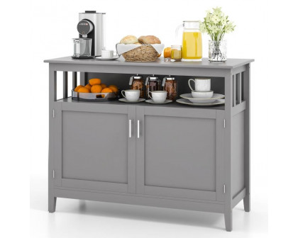 FaFurn - Sideboard Buffet with Open Storage Shelf