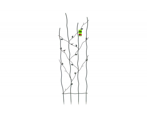 FaFurn - 60-Inch High Metal Garden Trellis with Climbing Vine Leaf Design