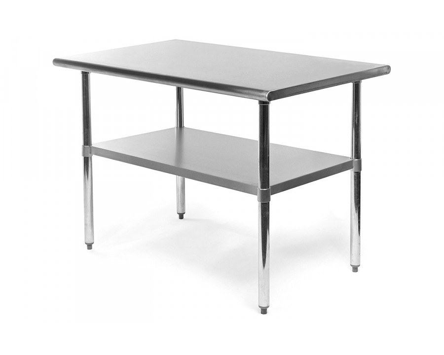 FaFurn - Heavy Duty Stainless Steel 48 X 30 Inch Kitchen Restaurant Prep Work Table