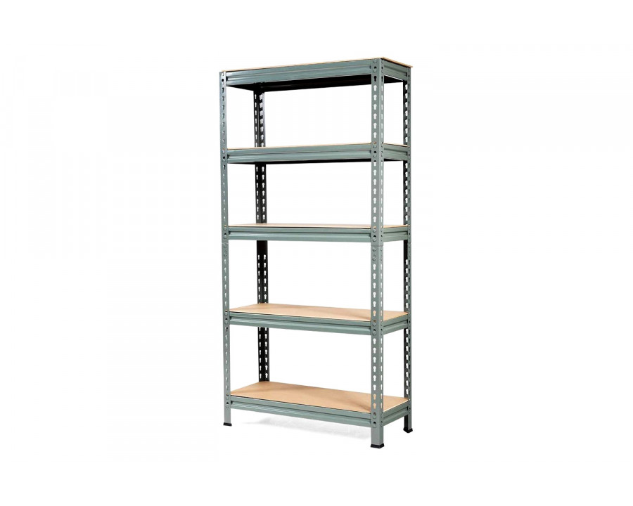 FaFurn - Heavy Duty Adjustable 5-Shelf Metal Storage Rack