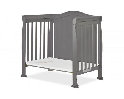 FaFurn Solid Pine Wood 3-In-1 Convertible Baby Crib Daybed Toddler Bed - Gray