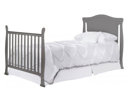 FaFurn Solid Pine Wood 3-In-1 Convertible Baby Crib Daybed Toddler Bed - Gray