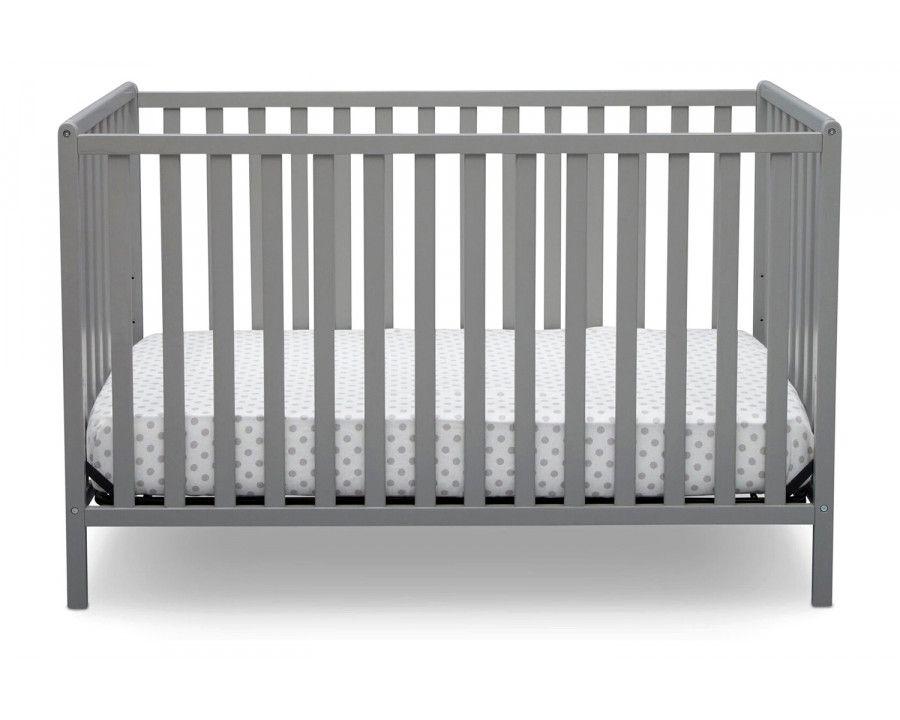 FaFurn 3-In-1 Modern Convertible Baby Crib Toddler Bed - Gray