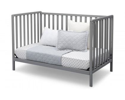 FaFurn 3-In-1 Modern Convertible Baby Crib Toddler Bed - Gray