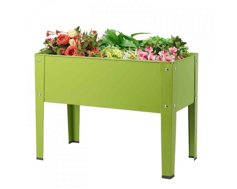 FaFurn - Garden Planter in Green, Steel