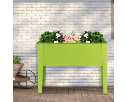 FaFurn - Garden Planter in Green, Steel