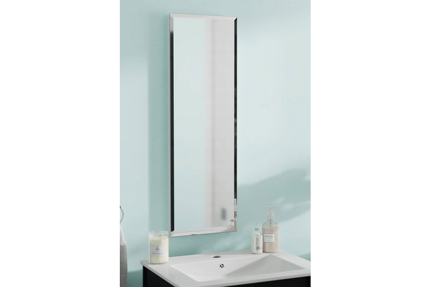 FaFurn™ Narrow Bathroom Medicine Cabinet Frameless Mirror 12 X 36 Inch