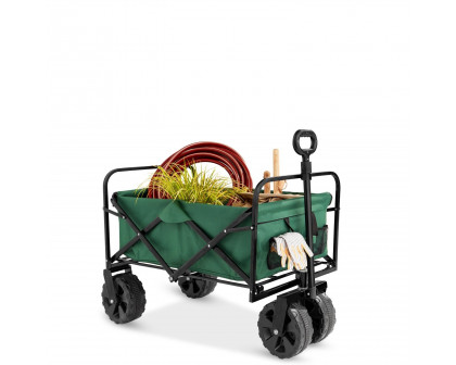 FaFurn - Garden Cart in Green, Steel