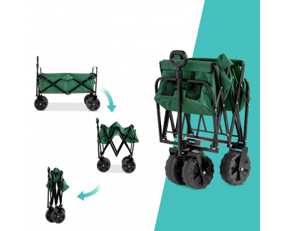 FaFurn - Garden Cart in Green, Steel