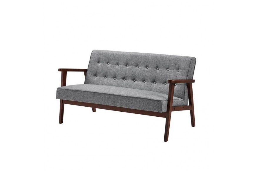 FaFurn™ Modern 2 Seater Loveseat - Gray