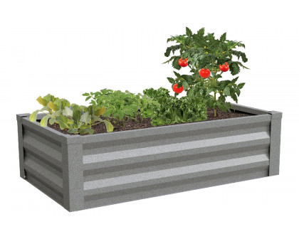 FaFurn - Powder Coated Metal Raised Garden Bed Planter