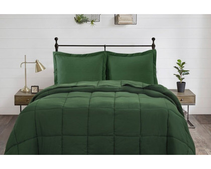 FaFurn - 3 Piece Microfiber Reversible Comforter Set