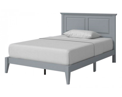 FaFurn - Traditional Platform Bed with Headboard (GRBETRAD1638742)