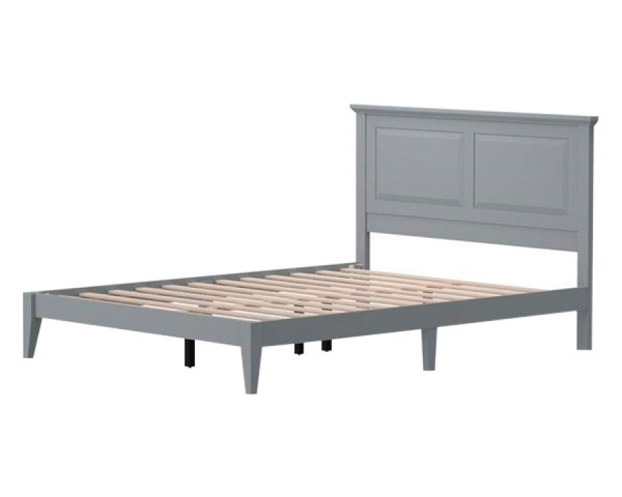 FaFurn - Traditional Platform Bed with Headboard (GRBETRAD1638742)