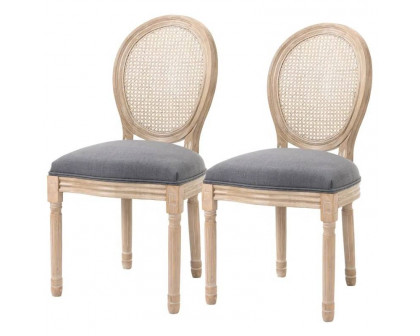 FaFurn - Set of 2 Vintage Dining Chairs