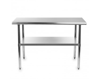 FaFurn - Work Table in Silver, Stainless Steel