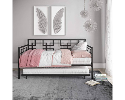 FaFurn - Daybed Frame with Twin Pull-Out Trundle Bed