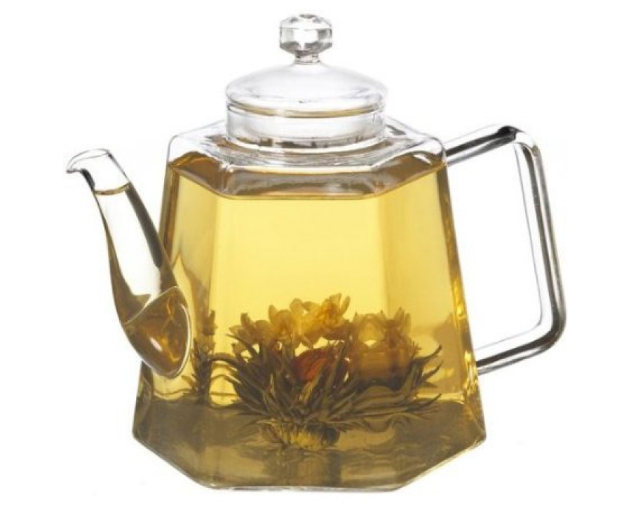 FaFurn - Tea Kettle with Tea Infuser in Glass