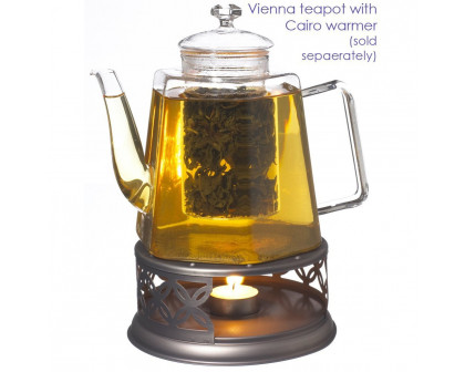 FaFurn - Tea Kettle with Tea Infuser in Glass