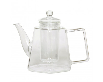 FaFurn - Tea Kettle with Tea Infuser in Glass