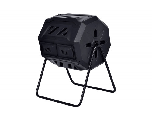 FaFurn - Outdoor 43-Gallon Compost Bin Tumbler Home Garden Composter