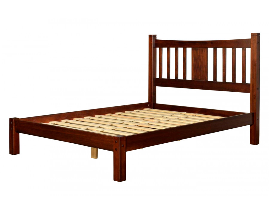 FaFurn - Farmhouse Platform Bed with Headboard (CHFHBF425967)