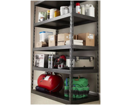 FaFurn - Heavy Duty 48-Inch Wide 5-Shelf Metal Shelving Unit