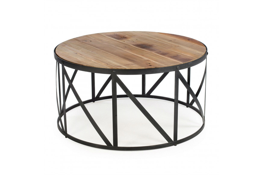 FaFurn™ Round Coffee Table - Wood