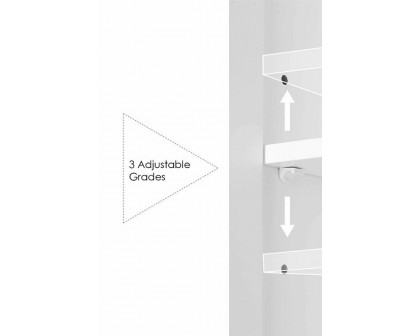 FaFurn - Modern 3-Door Wall Mounted Medicine Cabinet Bathroom Mirror Cupboard