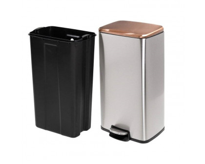 FaFurn - Set of 2 7,9 Gallon/1,3 Gallon Trash Can