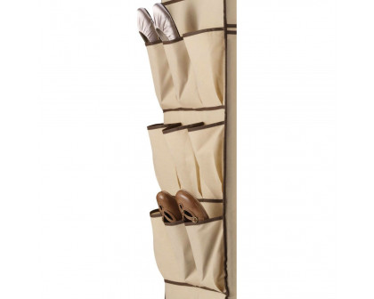 FaFurn - Wardrobe with Shoe Storage in Khaki