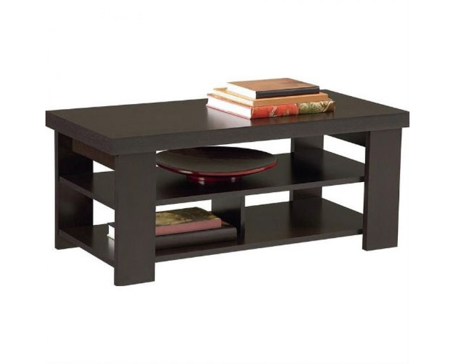 FaFurn - Modern Coffee Table in Dark Brown, Wood