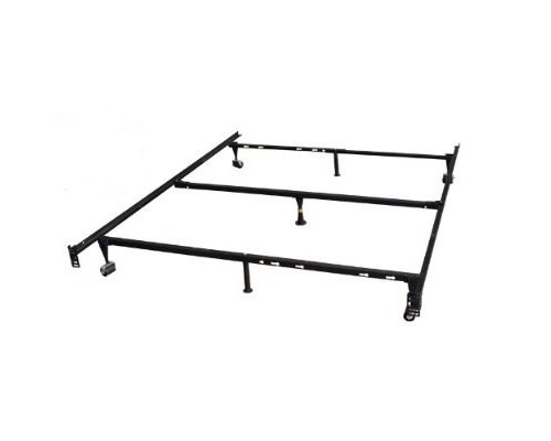 FaFurn - Adjustable 7 Legs Bed Frame in Metal