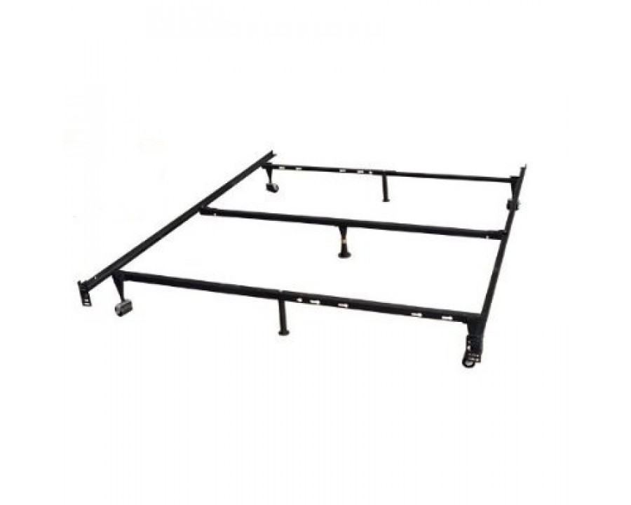 FaFurn - Adjustable 7 Legs Bed Frame in Metal