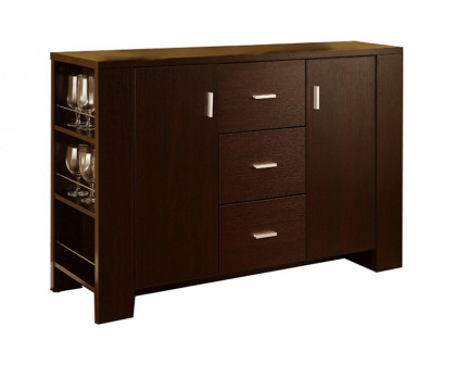 FaFurn - Modern Dining Buffet Sideboard Server in Cappuccino Finish