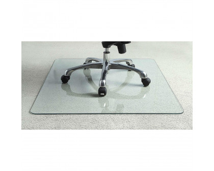 FaFurn Heavy Duty 36" Chair Mat - Tempered Glass